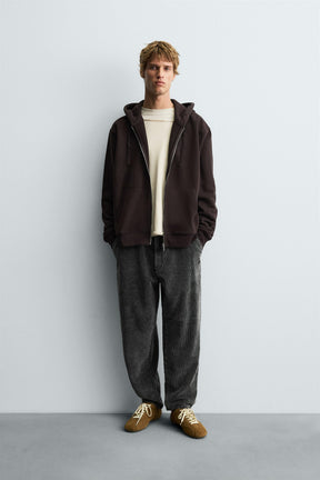 CARROT FIT CORDUROY TROUSERS - Image 1