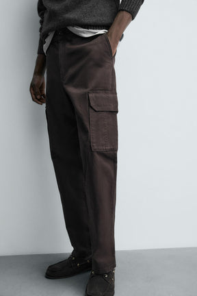 TWILL CARGO TROUSERS - Image 5