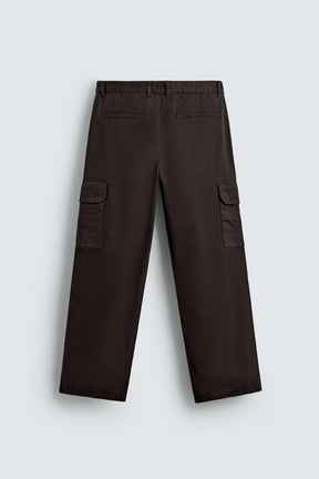 TWILL CARGO TROUSERS - Image 7