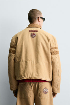 "EMBROIDERED WASHINGTON COMMANDERS JACKET" - Image 3