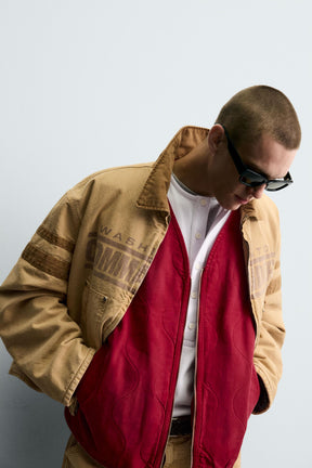 "EMBROIDERED WASHINGTON COMMANDERS JACKET" - Image 5