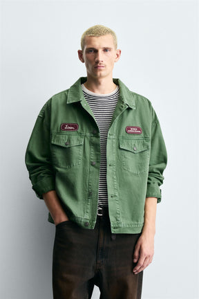 WASHED PATCH JACKET - Image 2