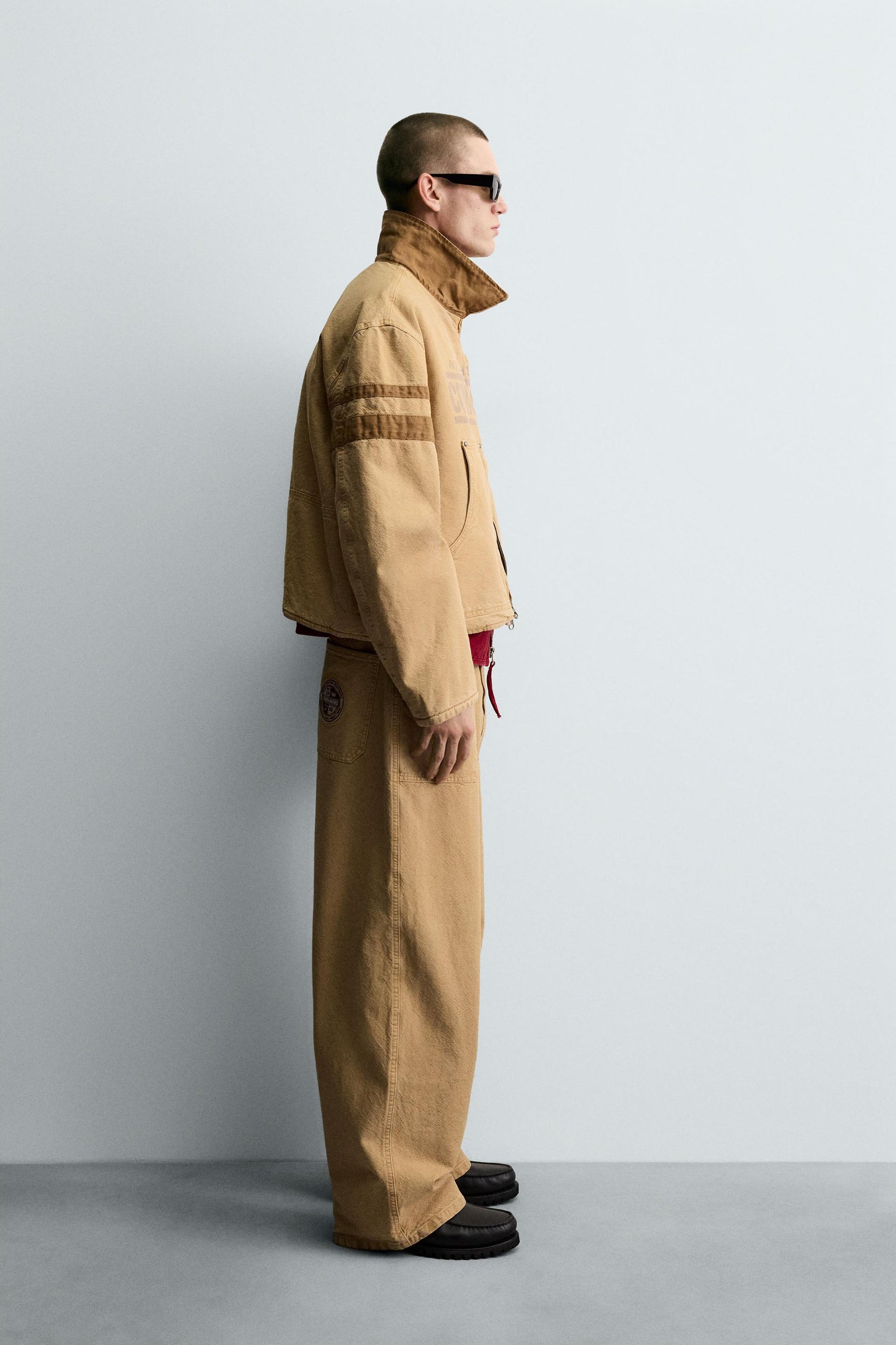 EMBROIDERED PATCH TROUSERS - Image 4