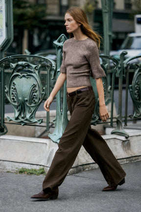 Open-Back Knit Jumper