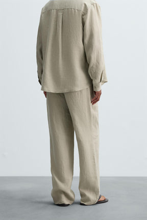 100% LINEN TROUSERS - Image 3