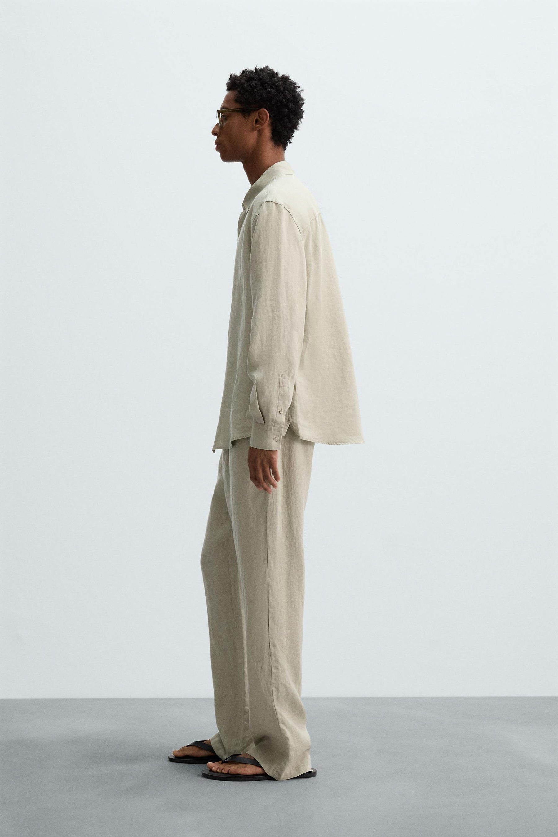 100% LINEN TROUSERS - Image 4