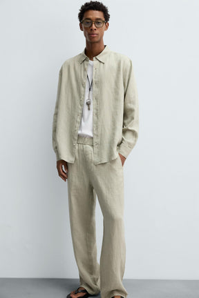 100% LINEN TROUSERS - Image 5