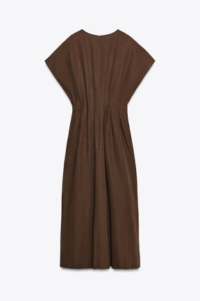 ZW COLLECTION PLEATED MIDI DRESS - Image 6