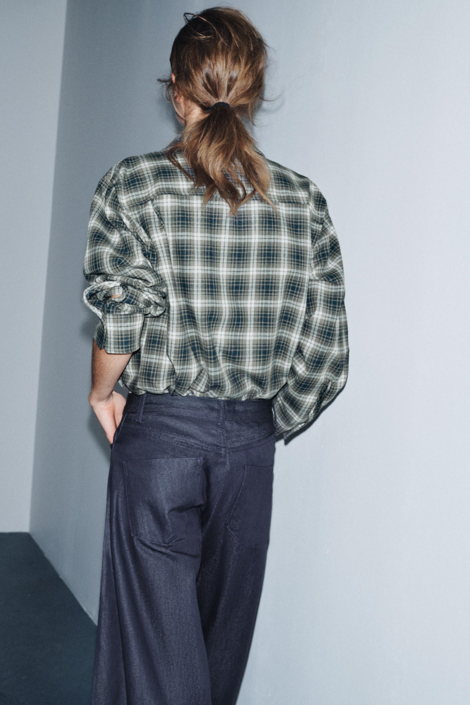 Oversized Check Shirt
