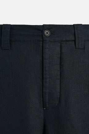 100% LINEN STRAIGHT-LEG TROUSERS - Image 9