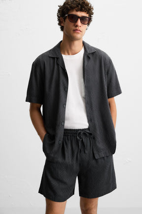 GEOMETRIC JACQUARD SHIRT - Image 6