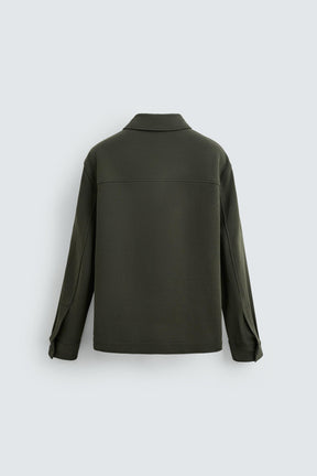 COMFORT TEXTURED OVERSHIRT - Image 7