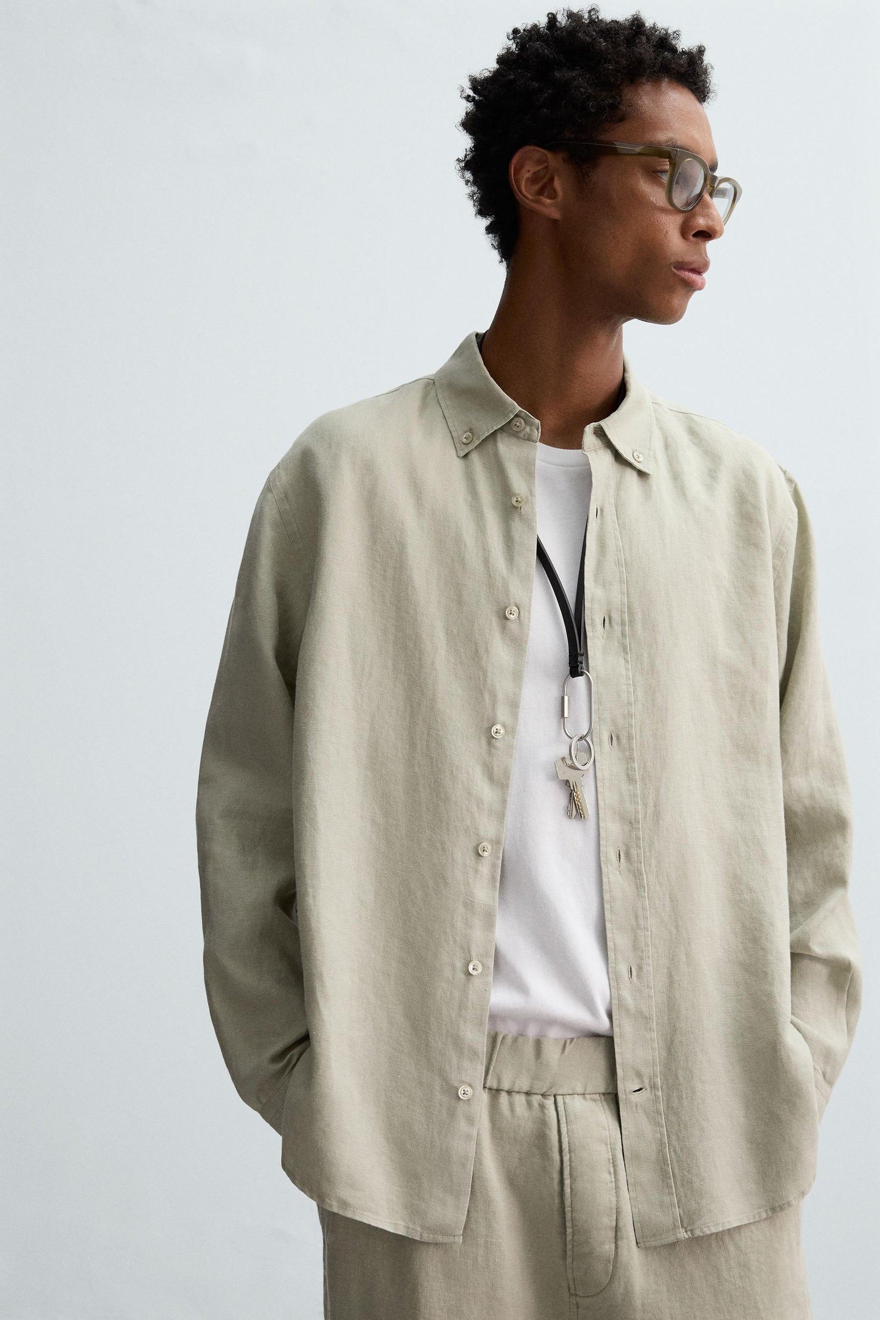 100% LINEN SHIRT - Image 6