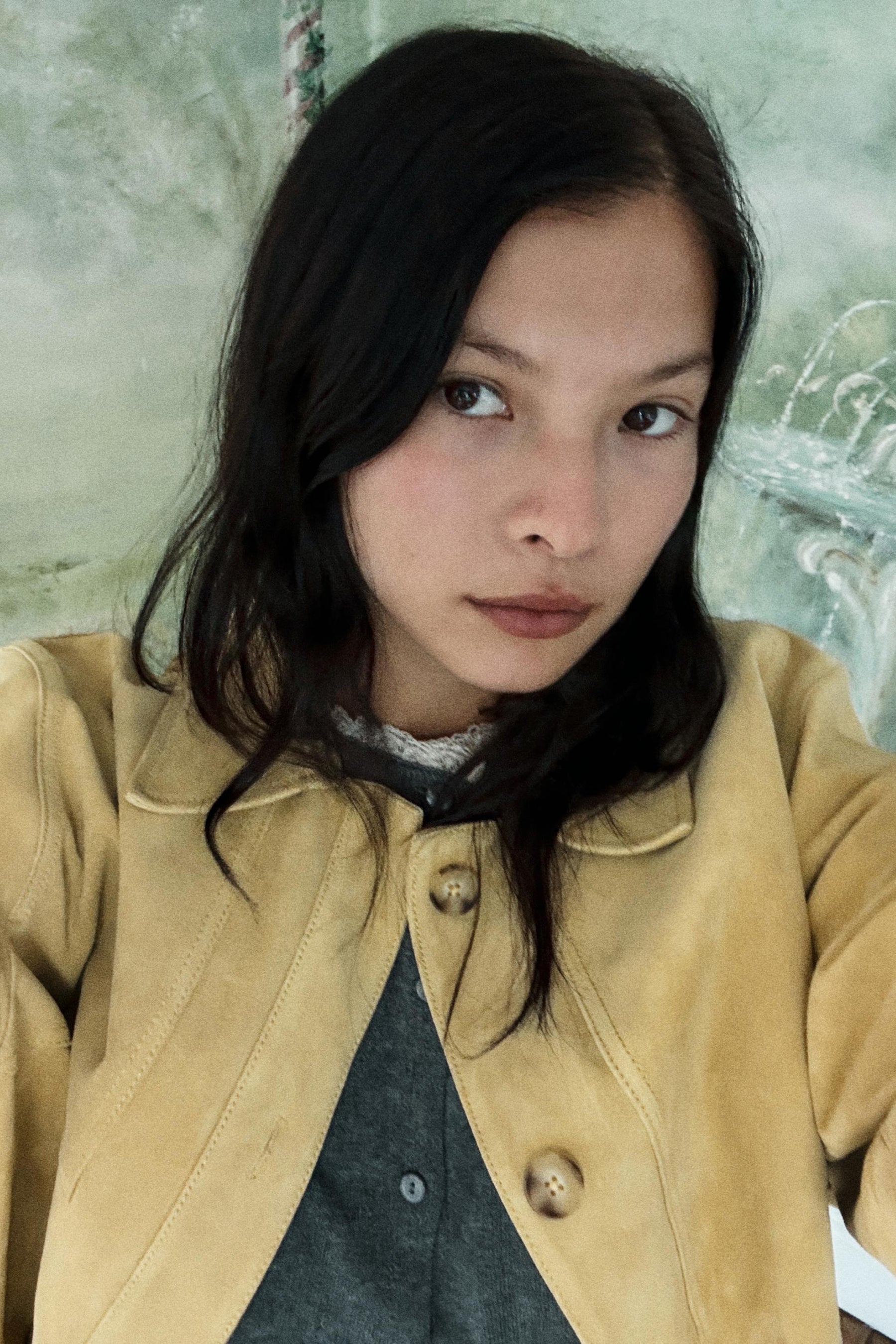 100% SUEDE LEATHER JACKET - Image 1