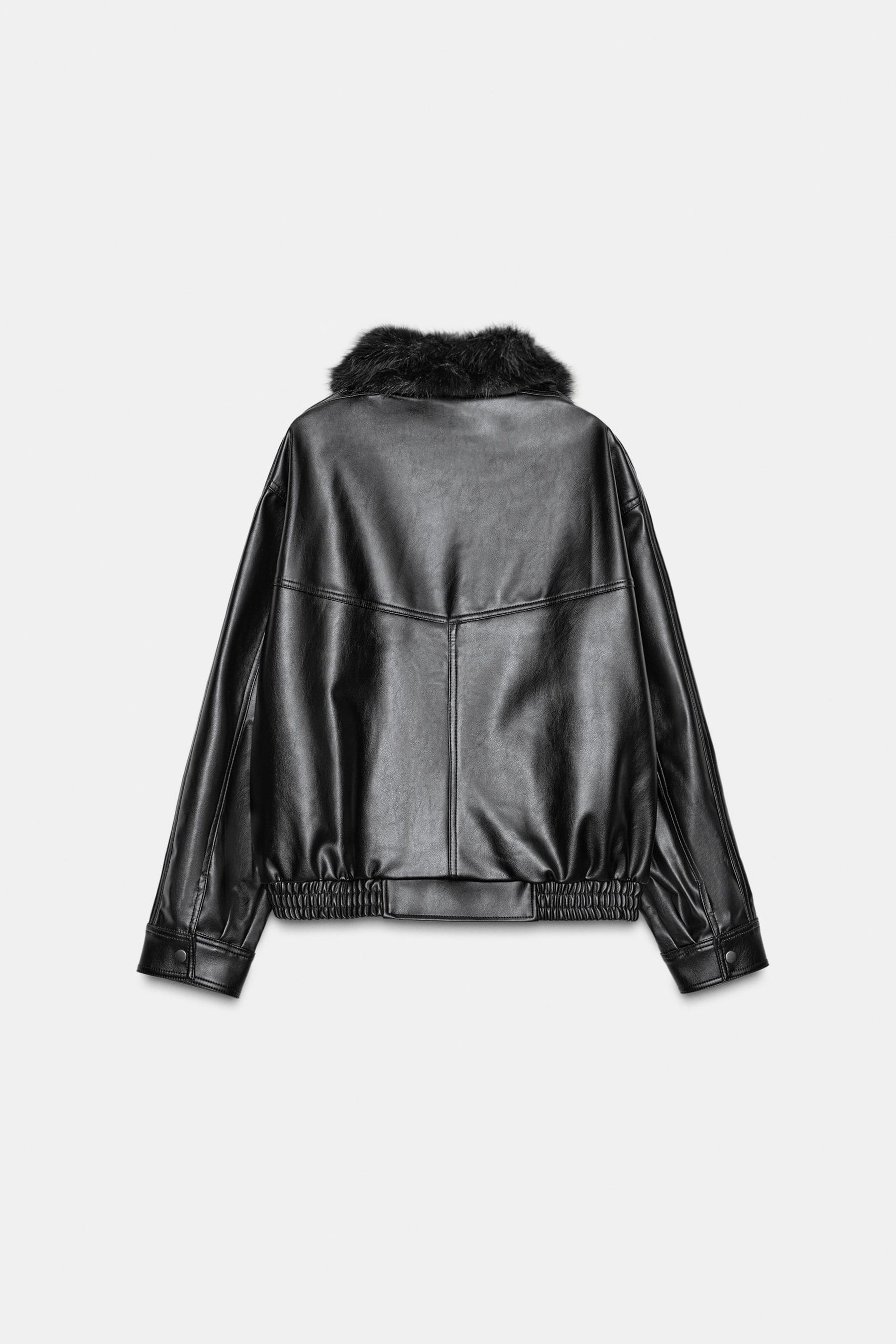 Faux Fur Collar Jacket