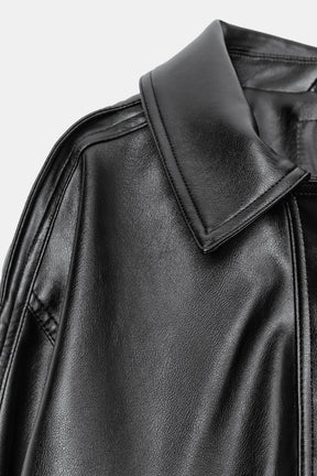 Faux Fur Collar Jacket