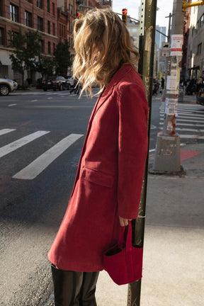 FAUX SUEDE FROCK COAT - Image 2