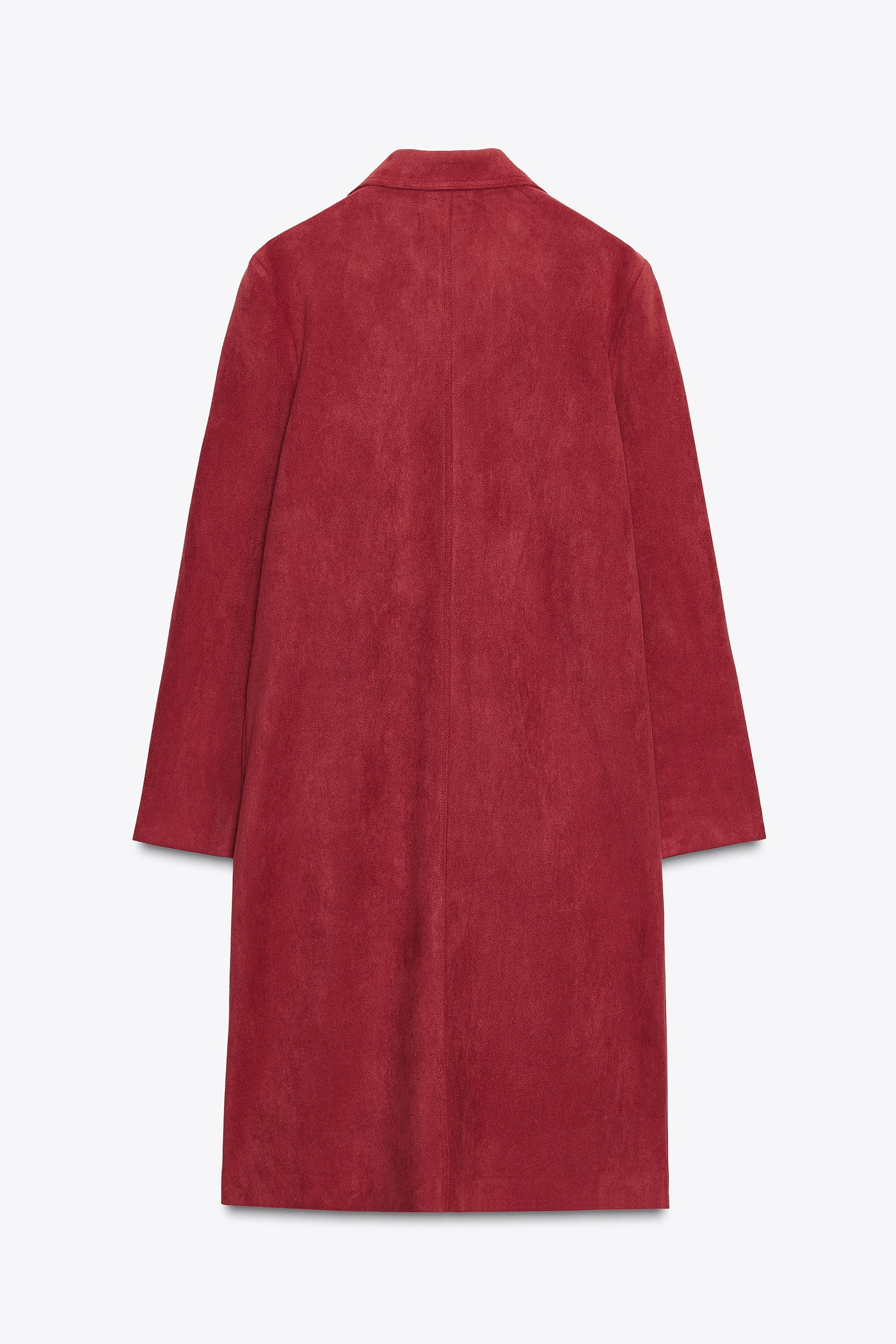 FAUX SUEDE FROCK COAT - Image 5