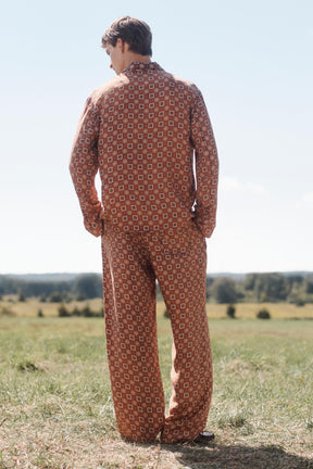 LIMITED EDITION 100% SILK PRINTED TROUSERS - Image 3