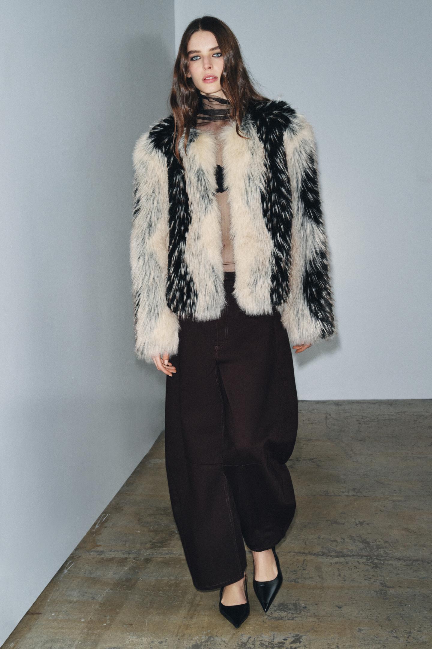 Faux Fur Coat