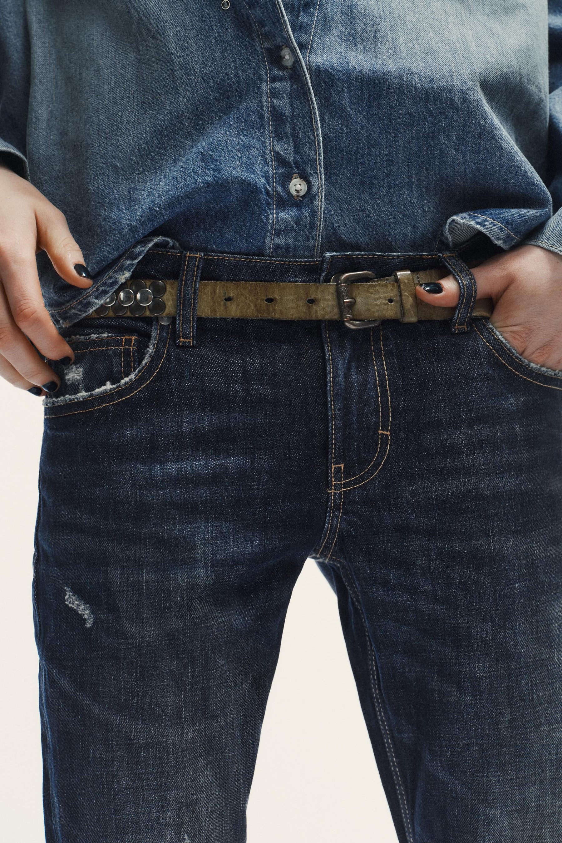 Straight Low-Rise Jeans