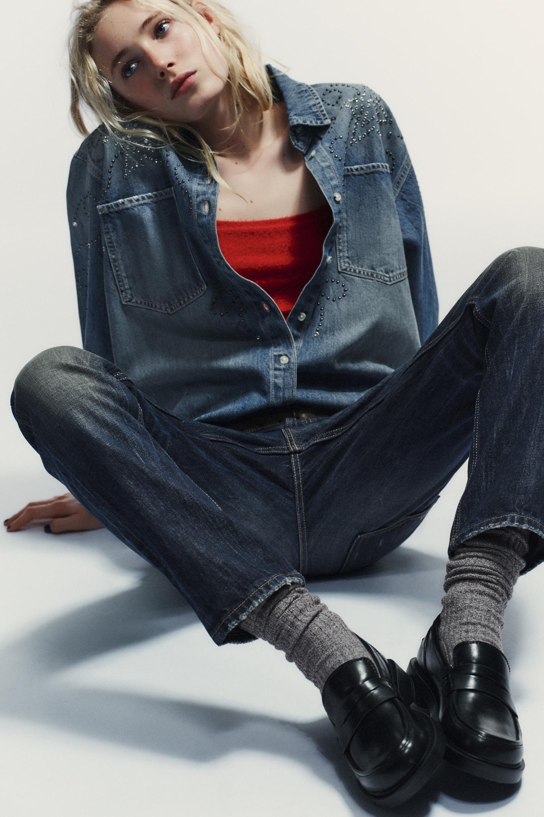 Straight Low-Rise Jeans