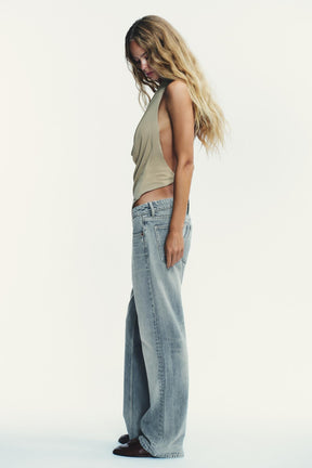 Déifgräifend breet Jeans 