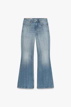 Flare Low-Rise Jeans