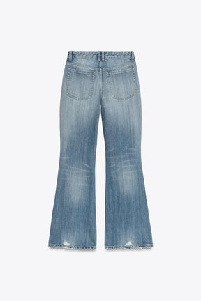 Flare Low-Rise Jeans