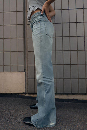 Flare Low-Rise Jeans