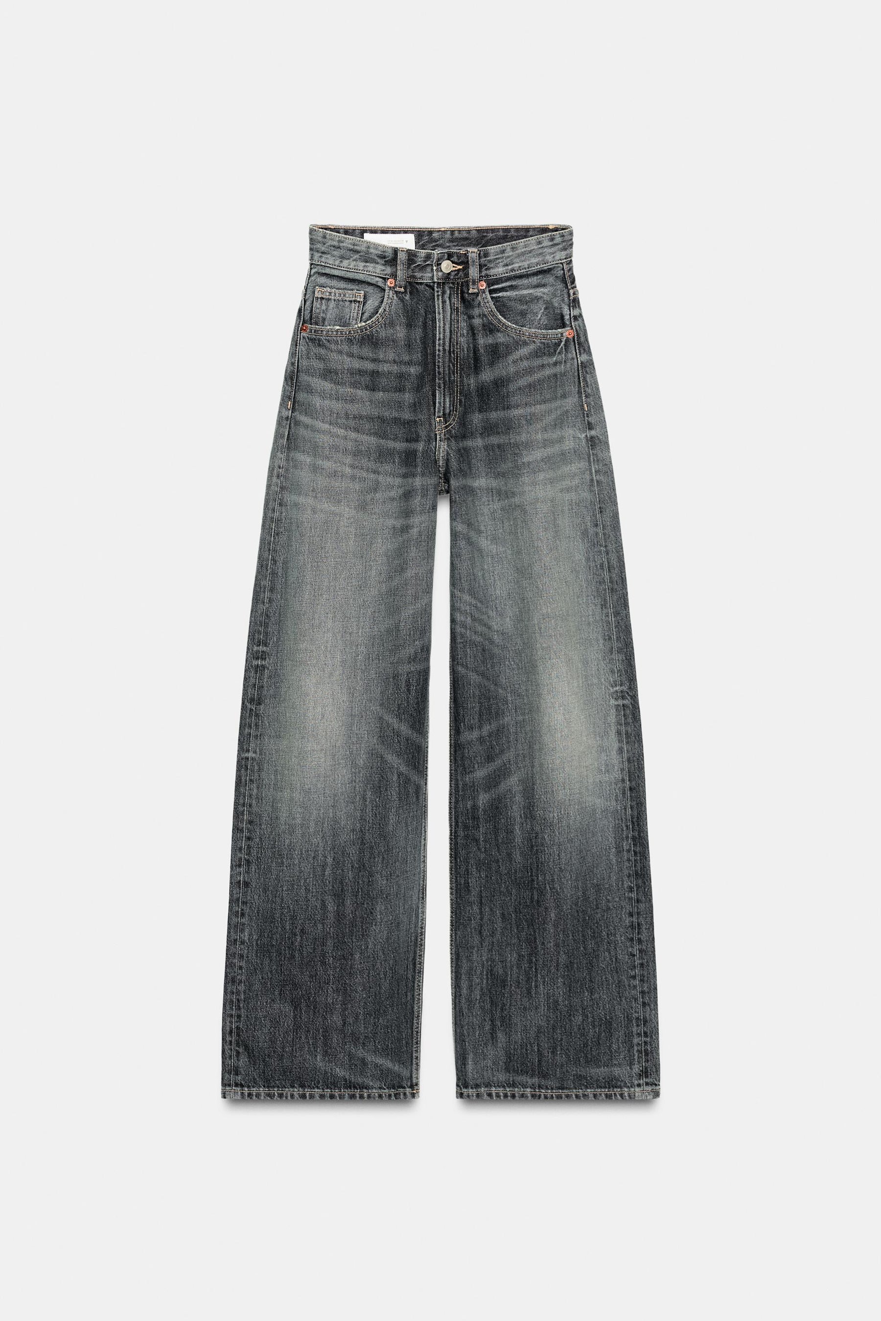 Wide-Leg High-Waist Jeans