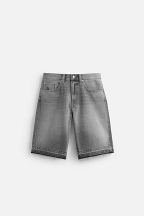 BAGGY FIT DENIM BERMUDA SHORTS - Image 7