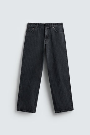 TEXTURED STRIPE JEANS - Image 7