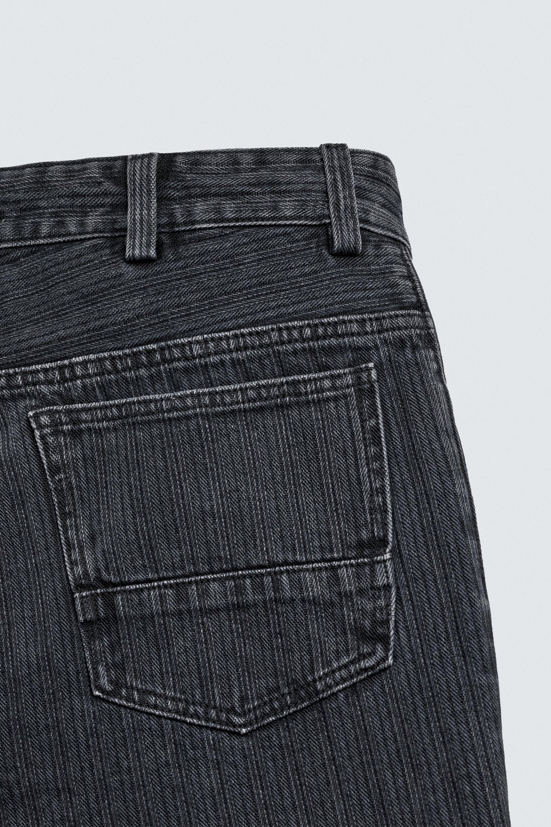 TEXTURED STRIPE JEANS - Image 10