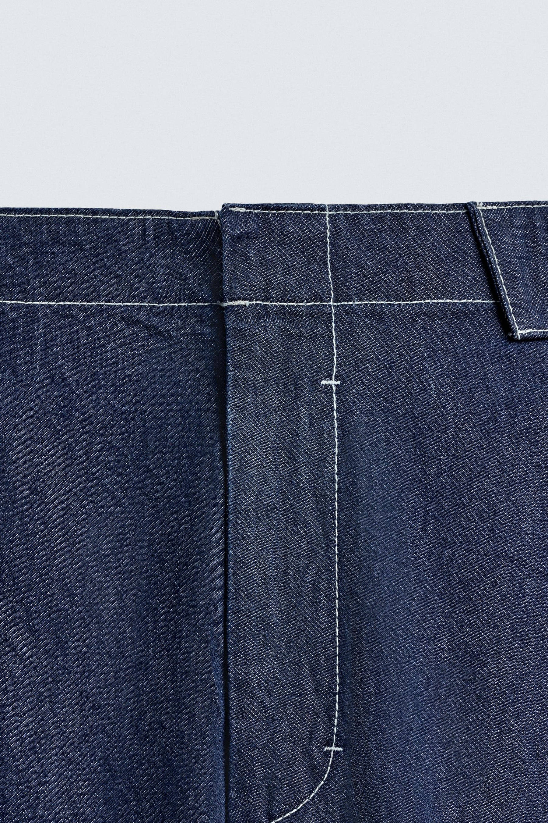 EMBROIDERED STRIPE JEANS - Image 7