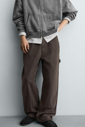RELAXED FIT CARPENTER POCKET TROUSERS - Image 5