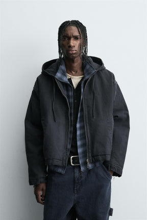 BOXY FIT TEXTURED JACKET - Image 2