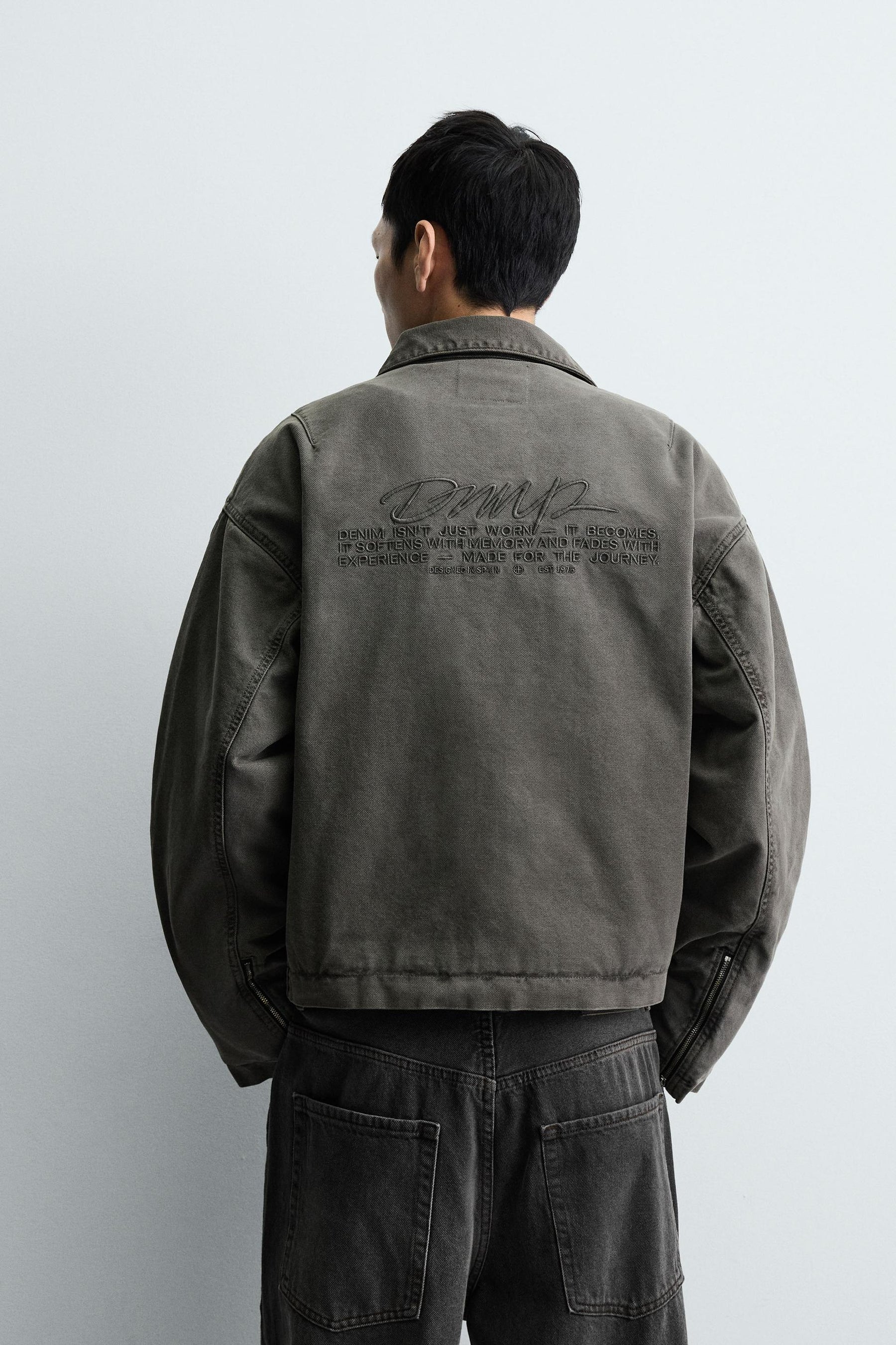 EMBROIDERED CROPPED FIT JACKET - Image 3