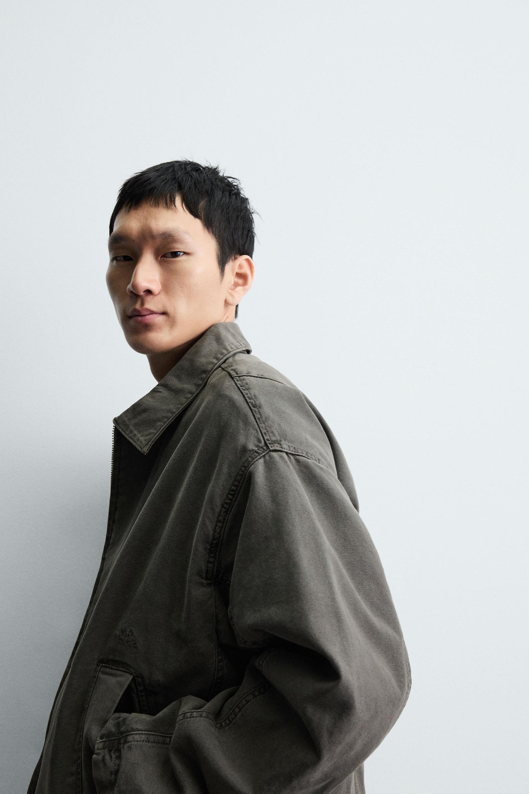 EMBROIDERED CROPPED FIT JACKET - Image 6