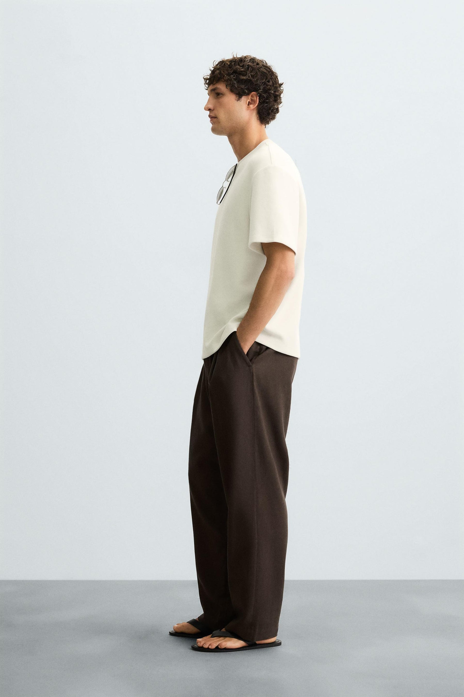 PLEATED FLOWING TROUSERS - Image 4