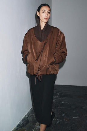ZW COLLECTION RIBBED JACKET - Image 1