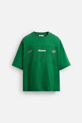 T-SHIRT WITH MESH STRIPE - Image 7