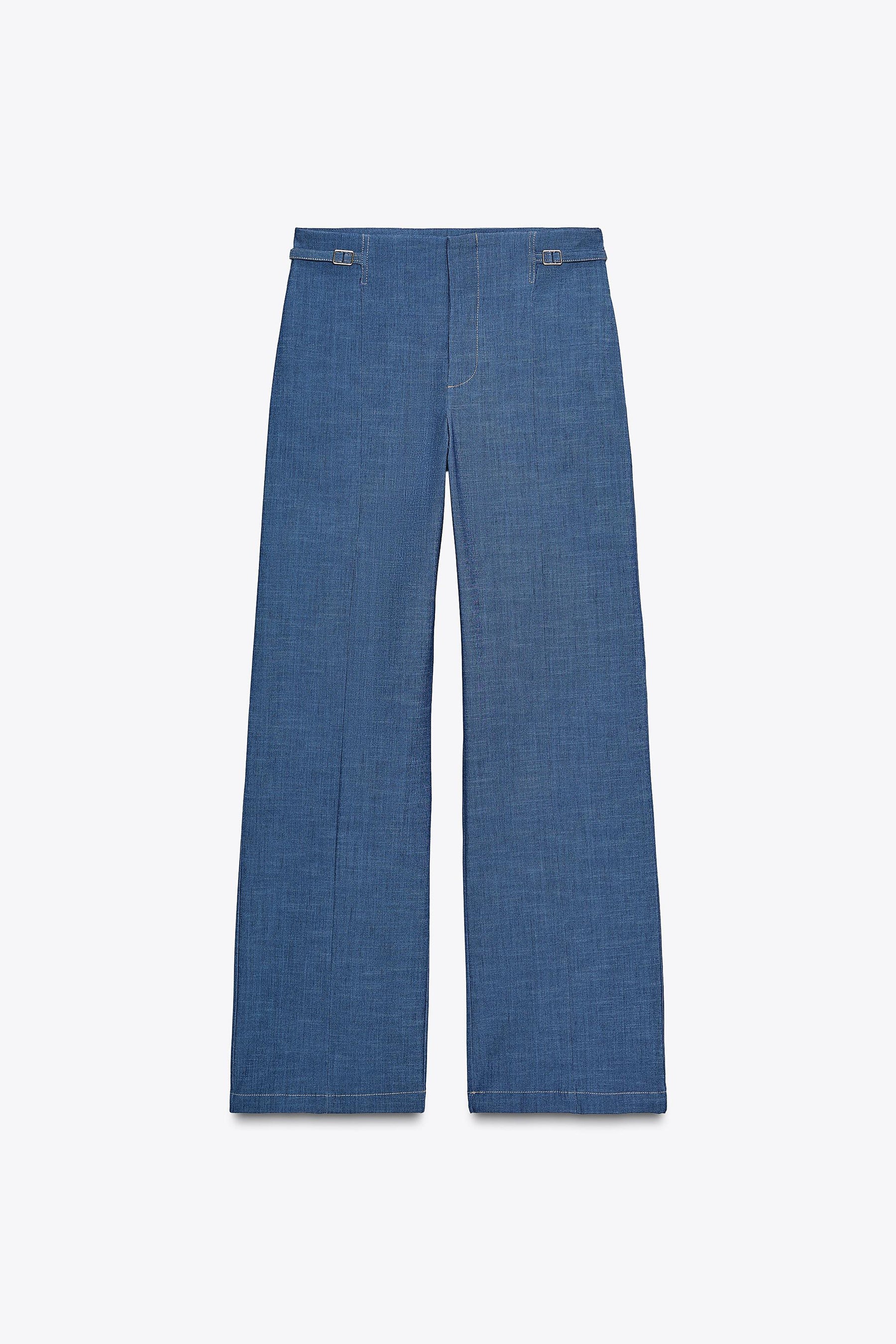 WIDE-LEG TROUSERS WITH BELT