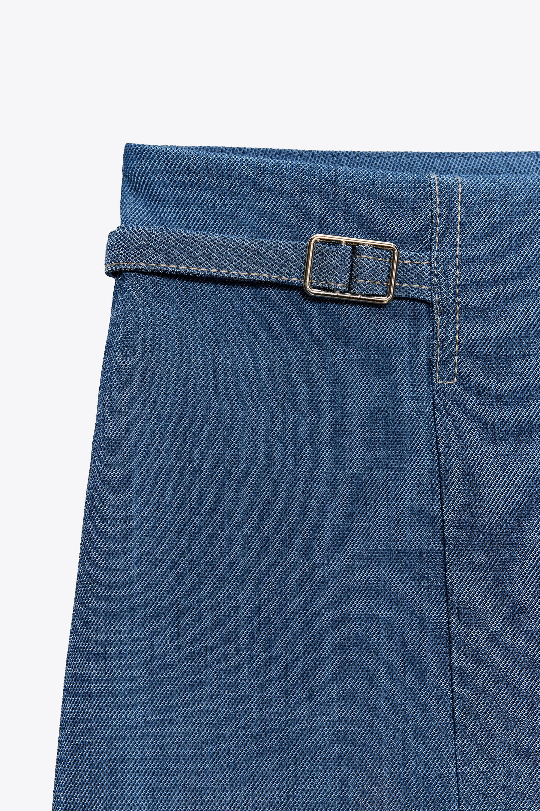 WIDE-LEG TROUSERS WITH BELT