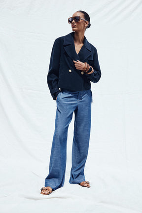 WIDE-LEG TROUSERS WITH BELT