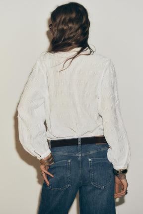 Lace Trim Blouse
