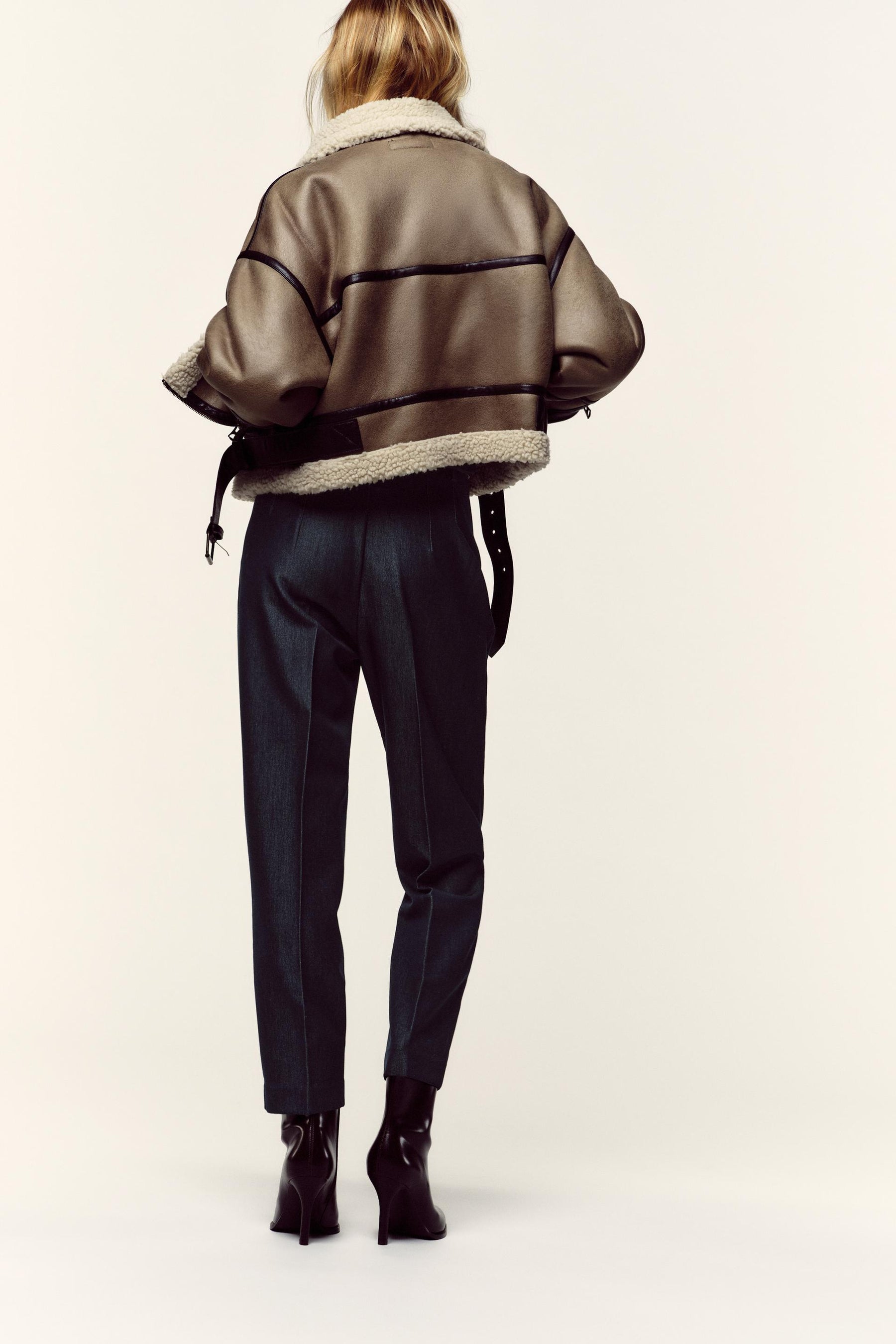 High-Waist Trousers with Belt