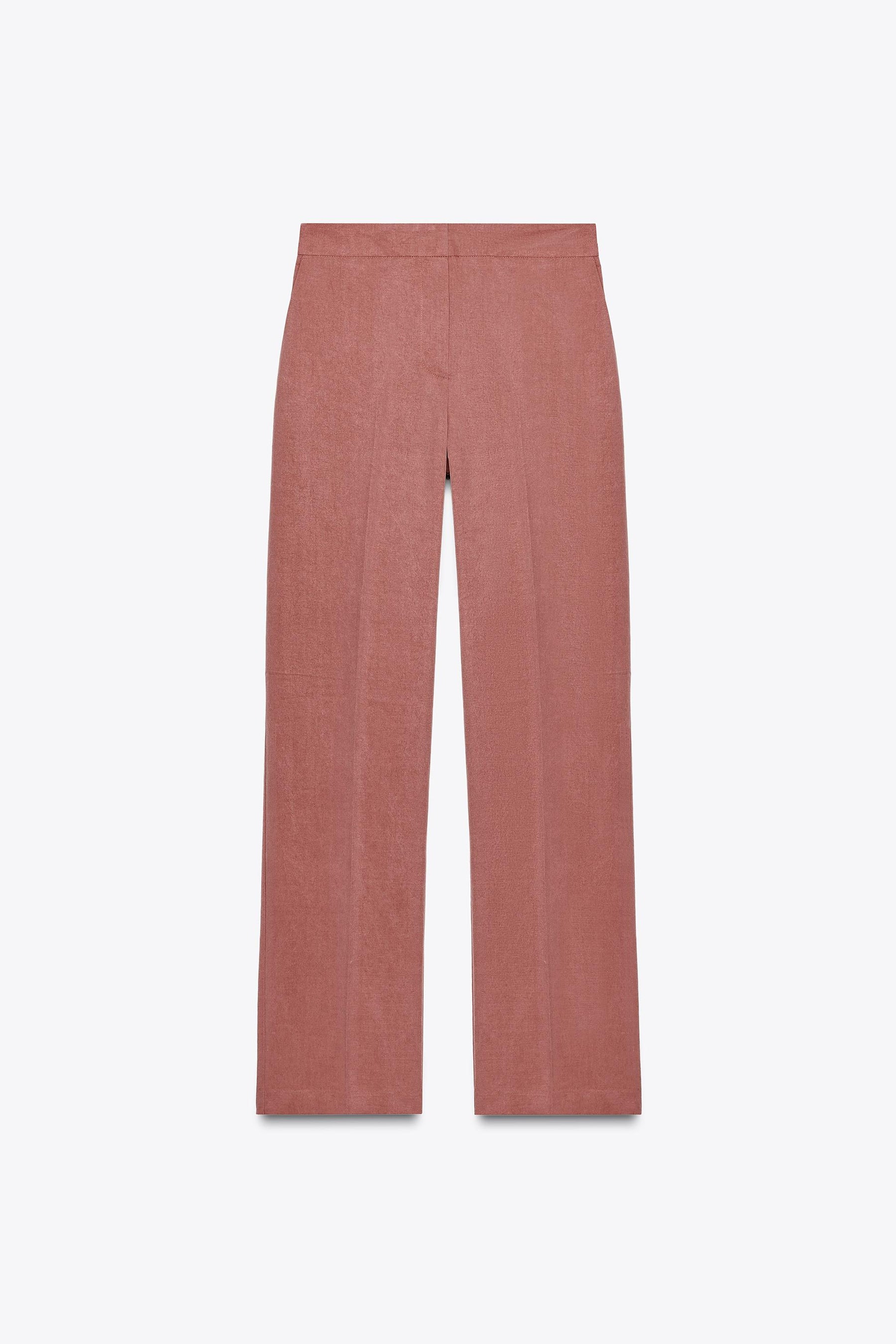 Straight-leg Trousers with Waistband