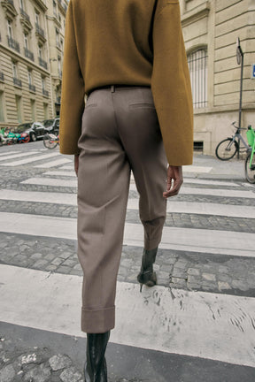 Turn-up Hem Trousers