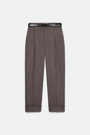 Turn-up Hem Trousers